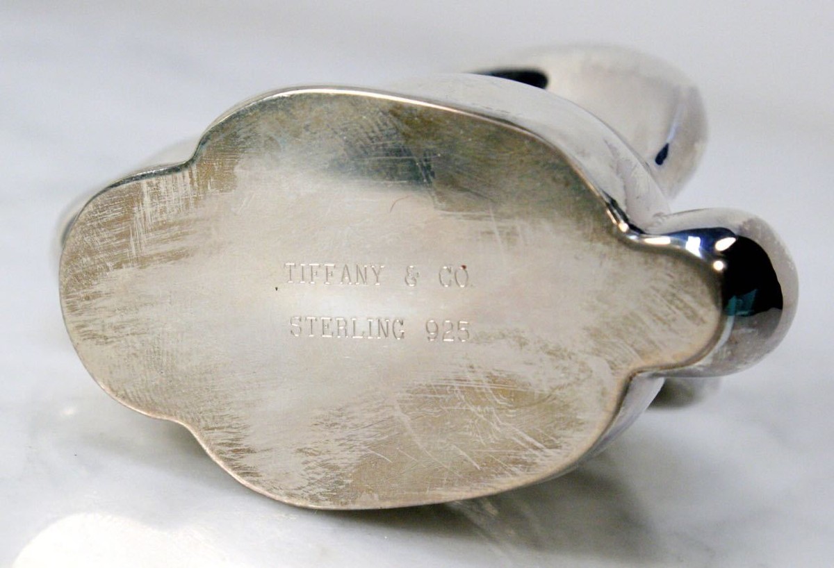 Genuine TIFFANY & CO. Rabbit Bunny Rattle. 925 Sterling