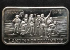 1973 Liberty Mint Landing of Columbus LBTY-6 Silver Art Bar A2405
