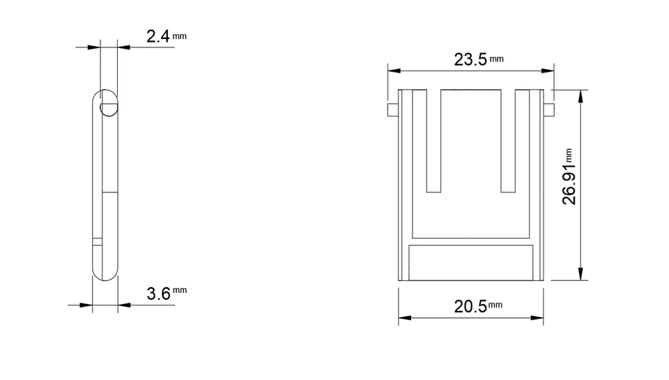 4-PCS 🔥 Keyboard Feet Logitech K260 K270 K275 K360 K375 MK270 & More✨ Wholesale - Image 2 of 3