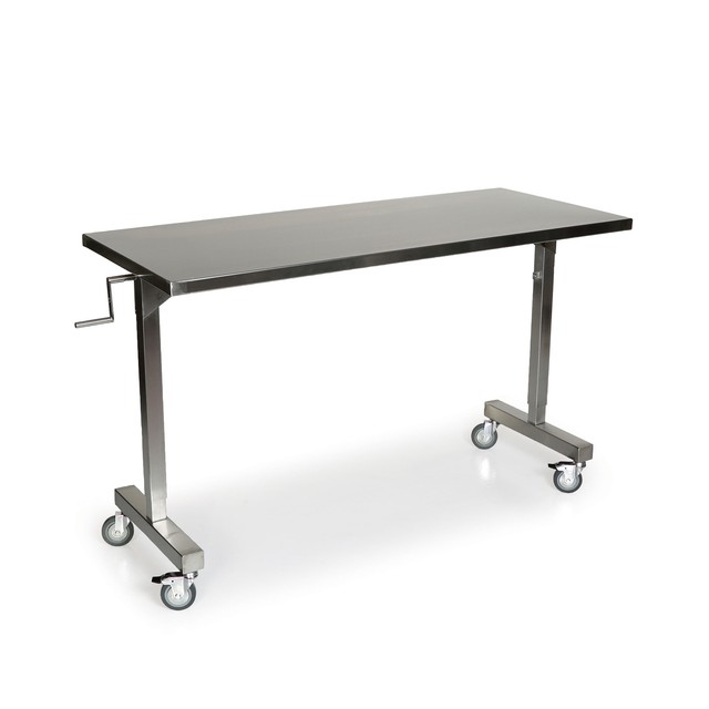 Mid Central Medical Adjustable Height Stainless Steel Table 34" X 46