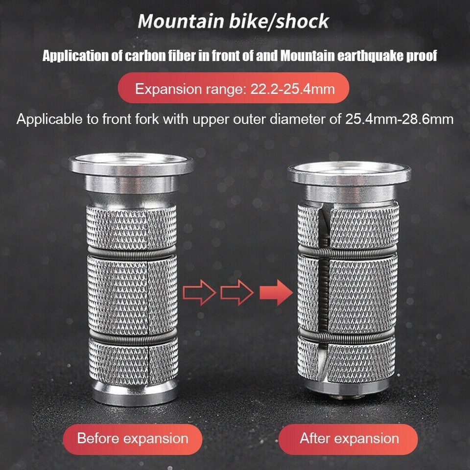 Stainless Steel Bicycle Front Fork Pressure Plug for Carbon Fiber Forks