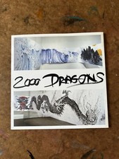 Don Ed Hardy: 2000 Dragons exhibition catalogue Tattoo Dragon Scroll Rare