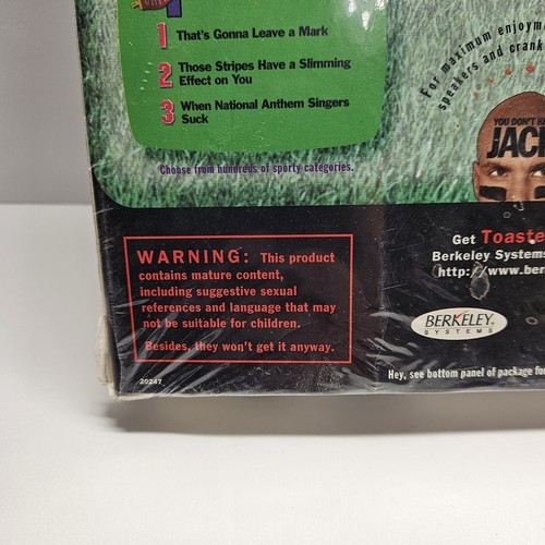 You Don’t Know Jack Sports Trivia Game (CD-ROM) New Sealed In Box CIB - Picture 4 of 9