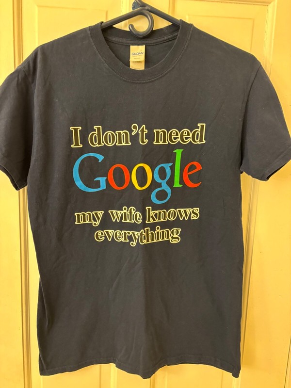 Google Wife Knows Everything T Shirt