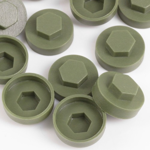 25Pc Professional Finish 8mm HEX BOLT HEAD COVERS SET Cladding Caps