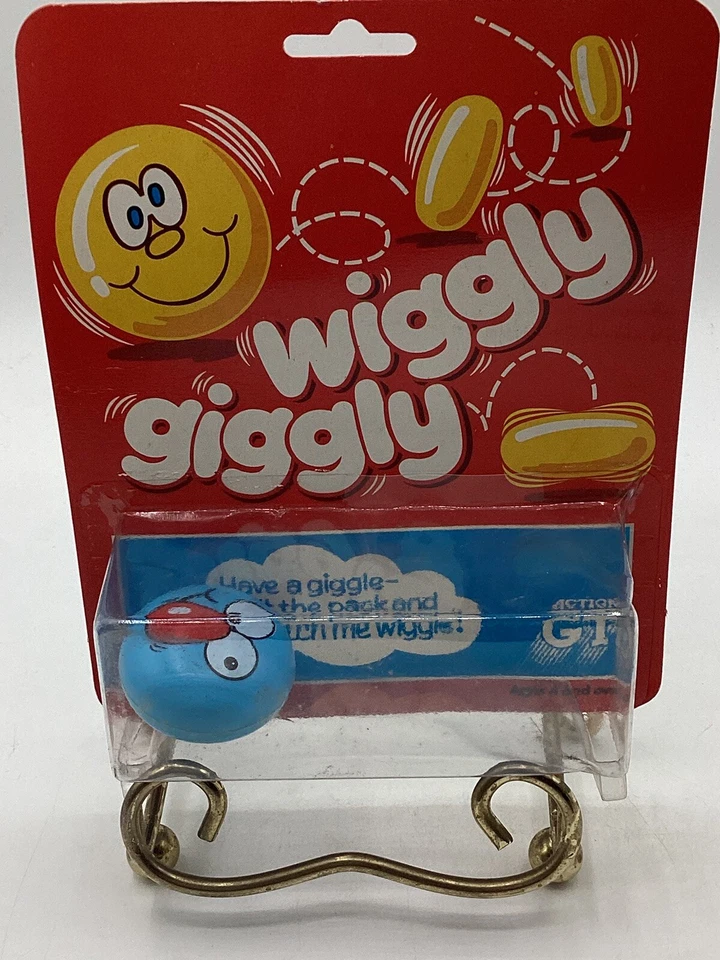 NOS 1984 Factory Sealed Action Games Wiggly Giggly Toy *RARE* - Image 2 of 4