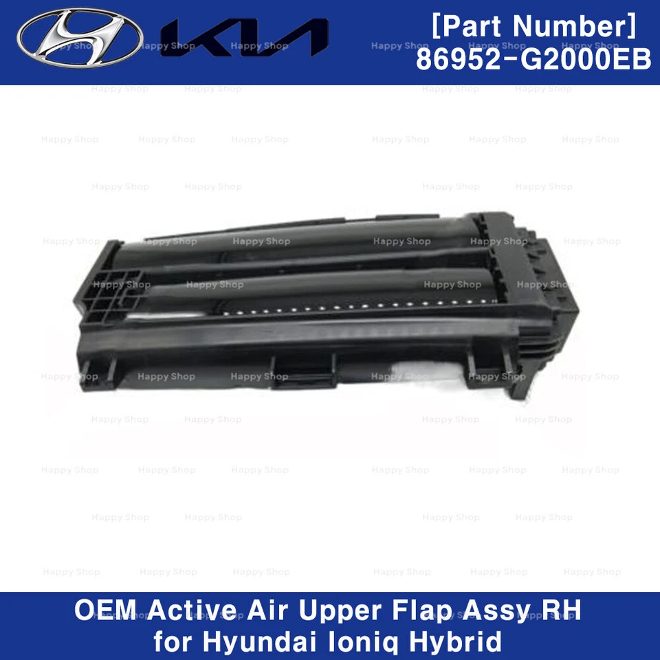 86952G2000EB Genuine Active Air Upper FLAP Assy RH for Hyundai Ioniq Hybrid 17+ - Image 2 of 3