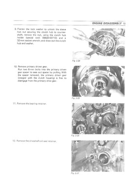 SUZUKI Workshop Manual GS550 GS550E 1977 1978 1979 1980 1981 1982