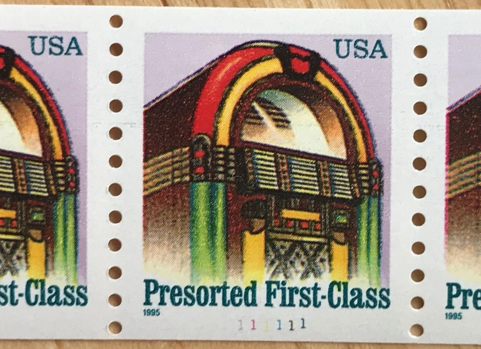 SCOTT #2911 & 2912 JUKE BOX - PRESORTED FIRST CLASS - PNC5  MNH - Image 3 of 4