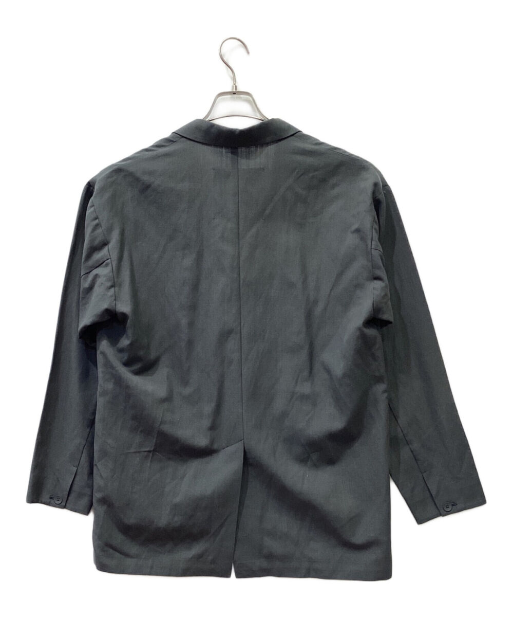 ATON WOOL LINEN OVERSIZED JACKET Size: 02 Gray Men ATON WOOL LINEN OVERSIZED JACKET Size: 02 Gray Men