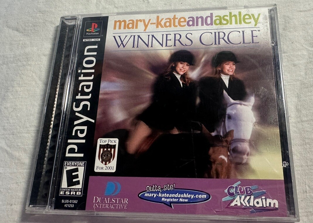 Mary-Kate and Ashley Winners Circle Sony PlayStation 1 Game