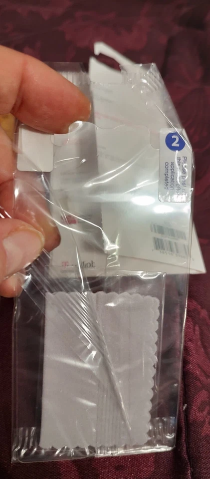 (1) T-Mobile Anti-Fingerprint Clear Screen Protector For Sony Xperia Z Clear NEW - Image 4 of 4