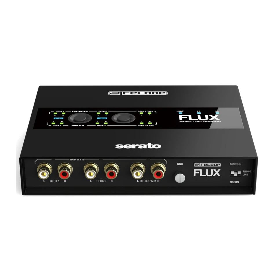 Reloop Flux 6x6 InOut USB-C DVS Flexible Robust and Roadworthy Interface - Image 2 of 4