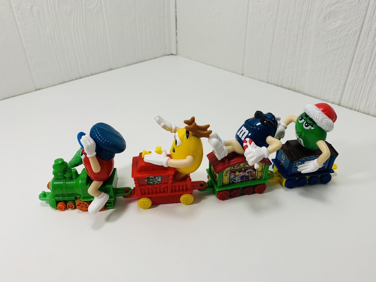 2005年ヴィンテージ mars社 m&m's 列車フィギュア クリスマス