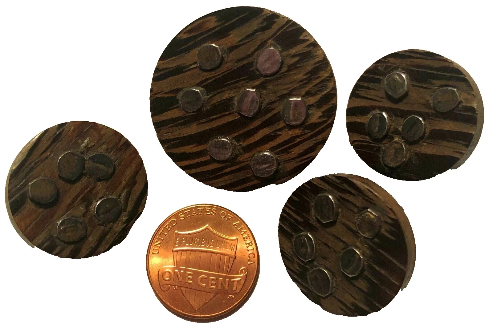 Wooden Upholstery Shank Button Sewing Buttons