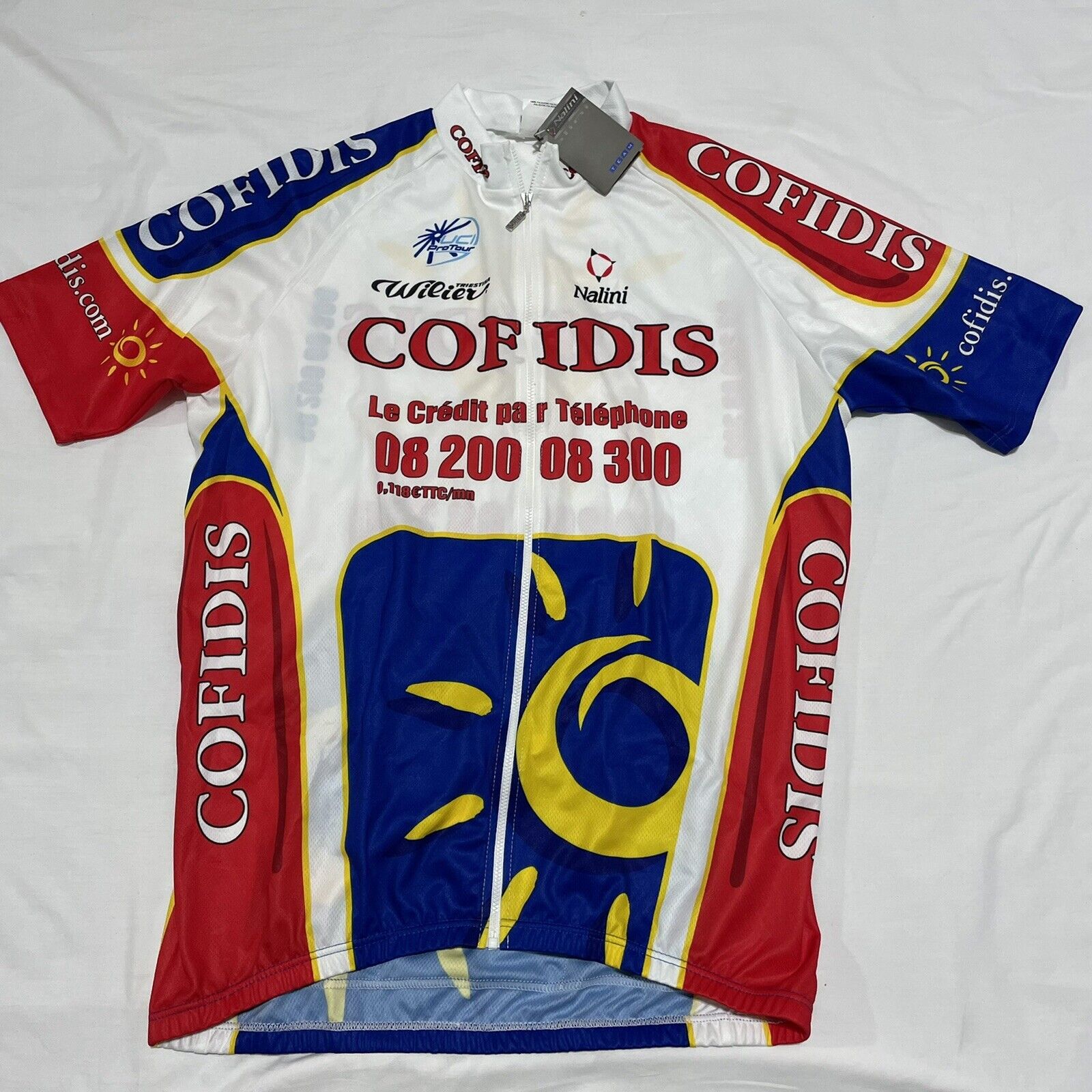 NWT Cofidis Wilier CYCLING Price reduction SHIRT JERSEY In Made SIZE Max 58% OFF NALINI 7