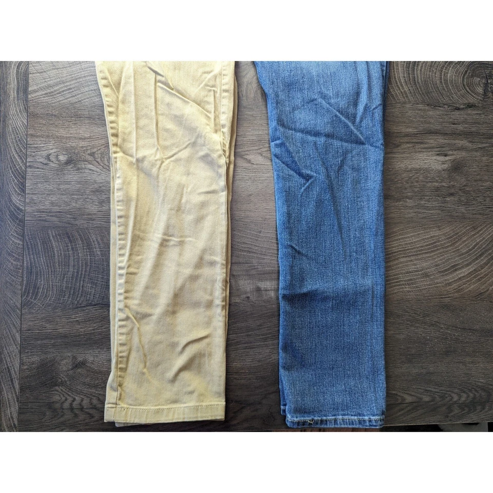 Pantalones de pierna recta para niños Place 14 caquis y jeans - 2 pares Foto 4 de 4