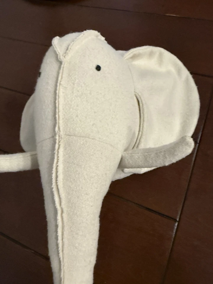 Elefante de felpa de 19" para montaje en pared raro sala de juegos infantil HECHO EN LA INDIA Foto 4 de 4