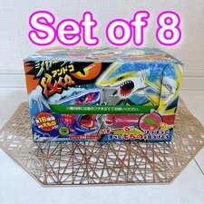 DeAgostini Shark & Attack & Co. Glow in the Dark Shark Rubber Figure Set of 8