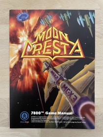 Moon Cresta Atari 7800 Video Game Complete In Box CIB Out Of Print OOP