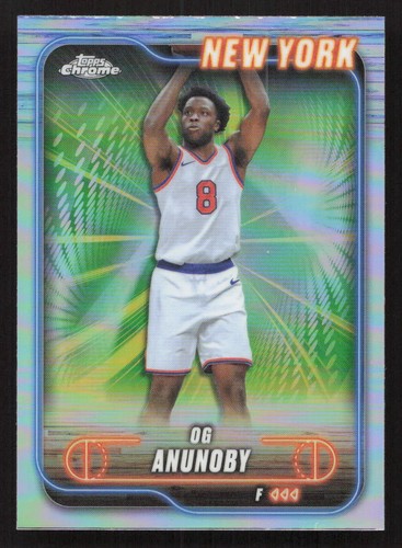 OG Anunoby #60 2024 Topps Chrome card