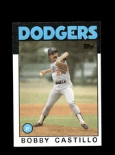 Los Angeles Dodgers Bobby Castillo #252 Topps Baseball Near Mint or Better top