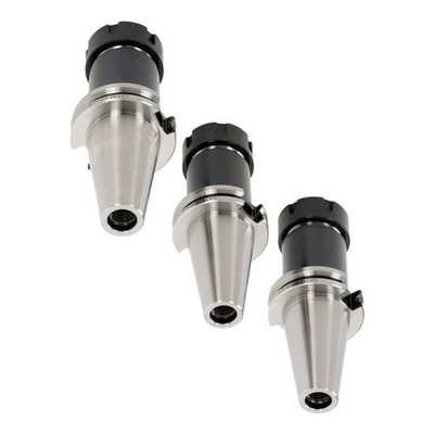 3× CAT40 ER32 4Inch 100mm Collet Chuck Tool Holder Balanced to G2.5/25000RPM