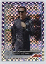 2022 Chrome Formula 1 Purple Checker Flag Refractor 12/199 Nicholas Latifi 16c2