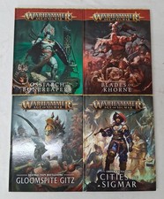 Set of 4 Warhammer Age of Sigmar War Game Books