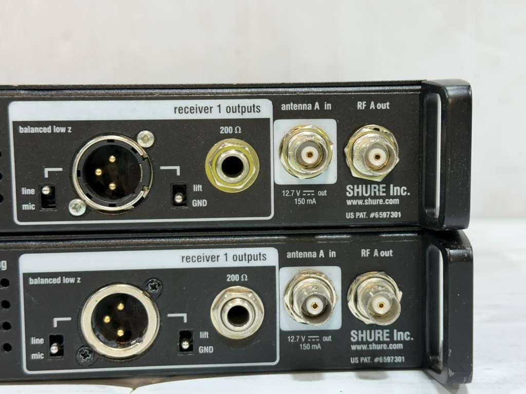 Shure UR4D+ Dual H4 Freq 518-578MHz Wireless Receiver #6135 (One