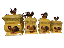 Vintage Tuscan Rooster by Jay 4 Pc. Canster S...