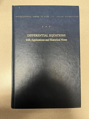 Differential equations,: With applications and historical notes (International,