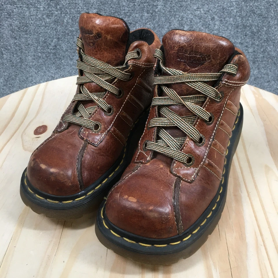 Zapatos Oxford Dr Martens para Hombres 5 Mujeres 6 Gruesos con Cordones 10447 Marrón SIN PLANTILLAS Foto 3 de 4