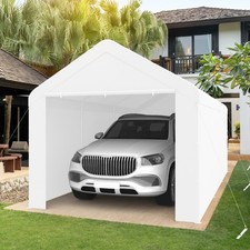 Carport 10x20 Heavy Duty Garage Outdoor Storage Shed Shelter Outdoor Car Canopy