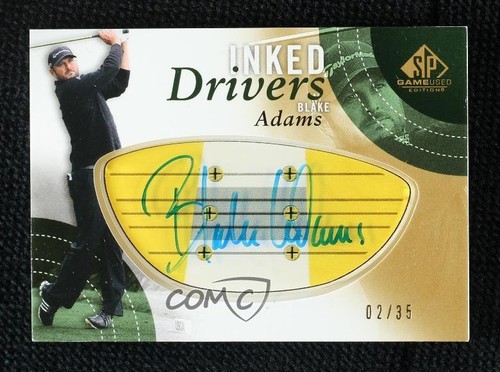2014 SP Game Used Edition Blonde Persimmon 2/35 Blake Adams Rookie Auto RC