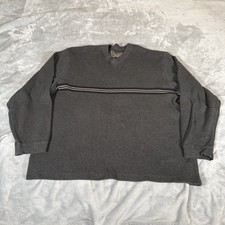 Vintage Abercrombie  Fitch Stripe V Neck Sweater Mens XL Fits Short Skater Y2K