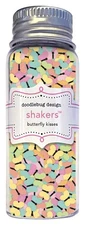Doodlebug Shakers-Butterfly Kisses