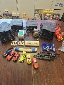 Vintage 1960s Eldon Gold Cup Road Race Slot Car Track Lot – Cars,...
