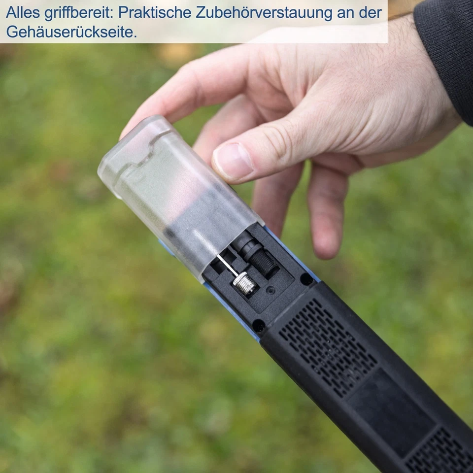 Scheppach Akku Luftpumpe Elektrische Fahrradpumpe mit Display 10,3bar Kompressor - Bild 3 von 4