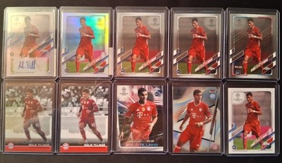 10x Malik Tillmann Auto/ /170 /Refractor Topps Chrome Leverkusen Bayern München