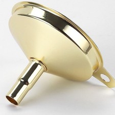 Kitchen Funnel Stainless Steel Gold Plated Taper Mirror Polishing Oil Wine