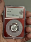 1961 Roosevelt Dime MS-65
