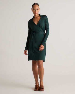 green emerald velvet dress Short Wrap Cocktail Draped Mini Dress  The Dress Outlet