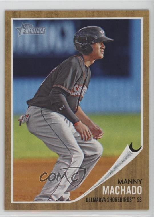 2011 Topps Heritage Minor League Edition Manny Machado #161 0h6x