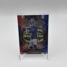 2025 Panini Select - Concourse Jaxson Dart #93 Red & Blue Shock Prizm (RC)