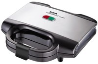 3168430114074 Tefal Ultracompact Sandwich-Toaster 700 W Schwarz, Edelstahl Tefal