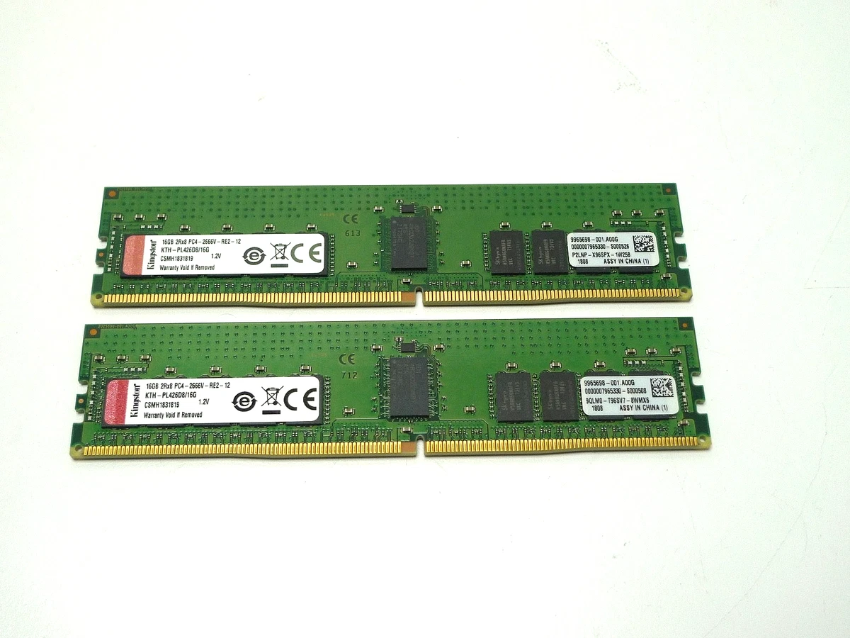 Kingston DDR4 SDRAM 32 GB Total Capacity Memory (RAM) for sale | eBay