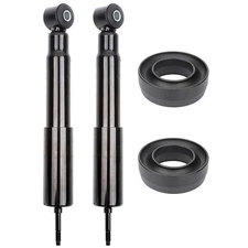 2" Front Leveling Kit & 2X Shocks Strut Fits 1994-2001 Dodge Ram 1500 2500 2WD