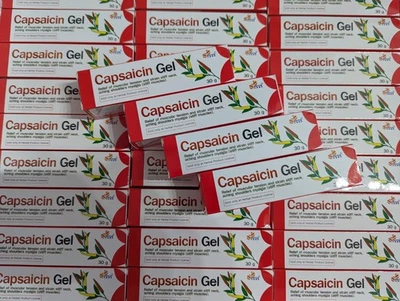 PHYTO CARE CAPSAICIN 4 x Capsaicin Hot Gel Osteoarthritis Rheumatoid Arthritis Pain Cream LOCATED UK