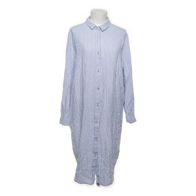 Gina Benotti, Blusenkleid, Größe: XL, Blau/Weiß, Leinen/Viskose, Streifen #P2O